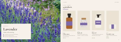 Pages 16–17 of Product catalogue for natural cosmetics – 24 pages