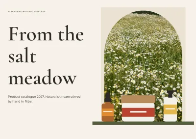 Product catalogue for natural cosmetics – 24 pages