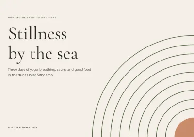 Yoga retreat programme – 12 pages