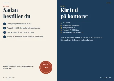 Side 62–63 af Rejsekatalog for busrejser – 64 sider