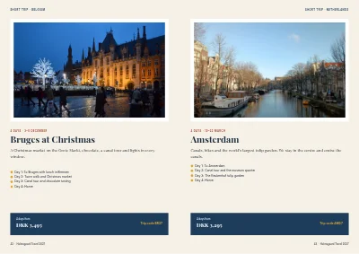 الصفحات 42–43 من Coach holiday catalogue – 64 pages