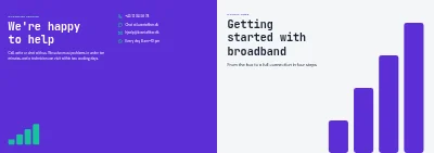 Cover of Getting started with broadband – 8 pages