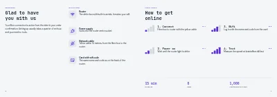 Pages 2–3 of Getting started with broadband – 8 pages