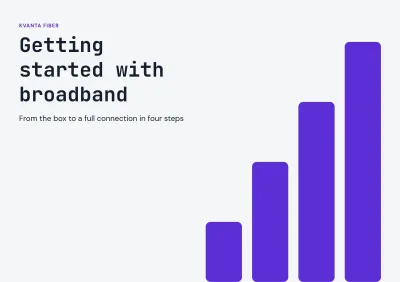 Getting started with broadband – 8 pages