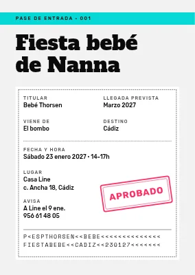 Baby shower — un visado de entrada para el peque