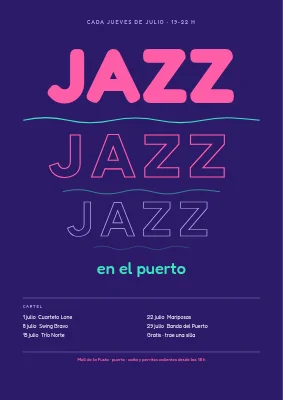 Jazz en el puerto — la palabra resuena sobre el agua