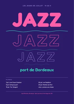 Jazz sur le port — le mot résonne sur l'eau