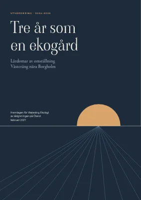 Utvärdering — ekologisk gård