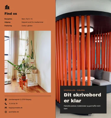 Coworking: kontorpladser