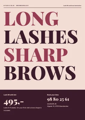 Lashes and brows in Brønderslev