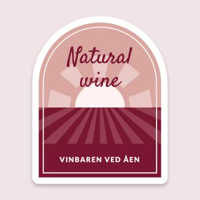 Natural wine arch