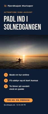 Roll-up til kajakudlejning — aftenture