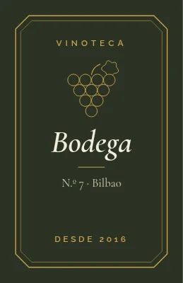 Página 1 de Etiqueta de bodega