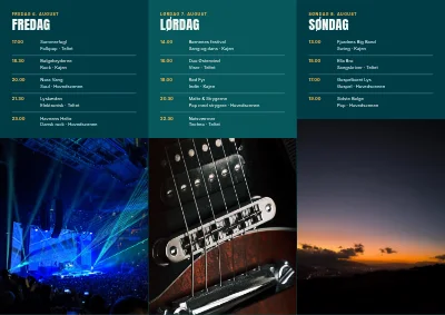 Side 2 af Musikfestivalens program