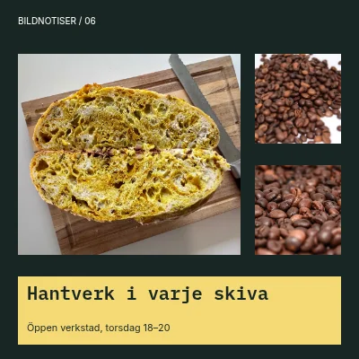 Hantverk i varje skiva · Kontaktkopia