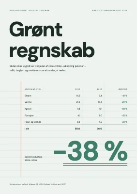 Bæredygtighedsrapport — revisionsfirma
