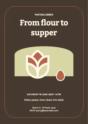 From flour to supper