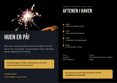Side 2 af Studenterfest med hue og stjernekaster