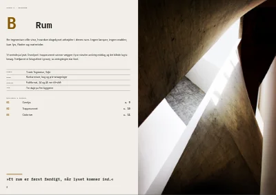 Side 8–9 af Portfolio for produkt- og arkitekturfotograf – 20 sider