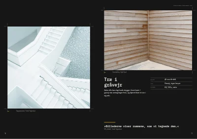 Side 10–11 af Portfolio for produkt- og arkitekturfotograf – 20 sider