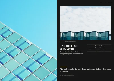 Pagine 6–7 di Portfolio for a product and architecture photographer – 20 pages