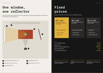 Pagine 16–17 di Portfolio for a product and architecture photographer – 20 pages