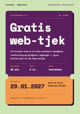 Webbureau — gratis web-tjek