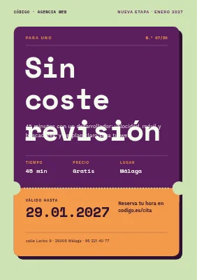 Agencia web — revisión web gratuita