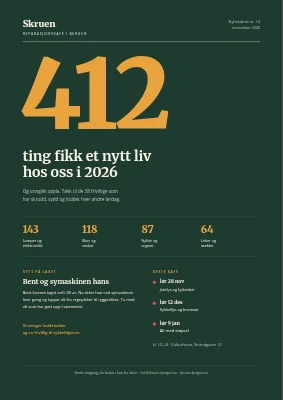 Nyhetsbrev — reparasjonskafé