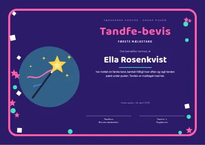 Tandfeens bevis