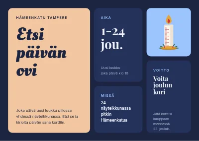 Näyteikkunan adventtikalenteri
