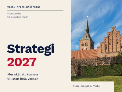Strategi 2027 — redaktionell presentation