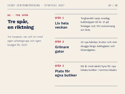 Sida 4 av Strategi 2027 — redaktionell presentation