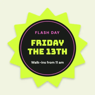 Friday the 13th flash day