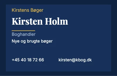 Visitkort – Boghandel