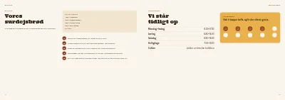 Side 14–15 af Brochure for bageri og café – 16 sider