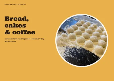 Bakery and café booklet – 16 pages