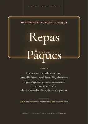 Déjeuner de Pâques en néon — restaurant à Herning