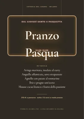 Pranzo di Pasqua al neon — ristorante a Herning