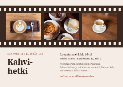 Kahvikutsu — kahvin filmiliuska