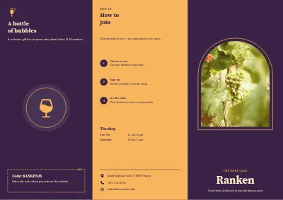 Wine club: membership and tastings
