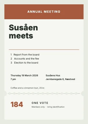 Annual meeting — Susåen meets