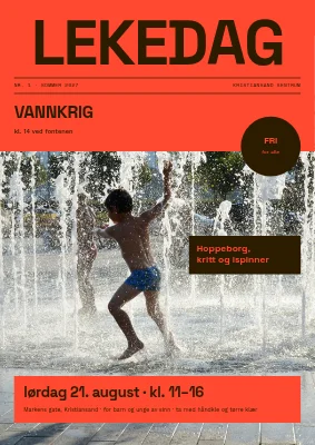 Lekedag i parken — magasinforside