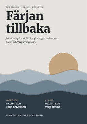 Hamnfärjan — ny säsong
