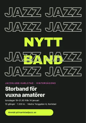 Jazzklubb — nytt storband