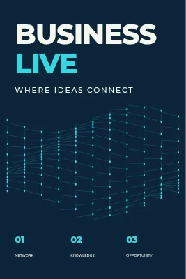 ERHVERV LIVE — Business event sign