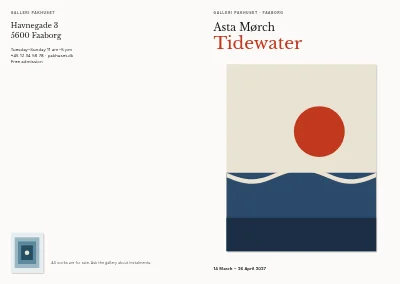 Cover of Gallery exhibition booklet – 12 pages