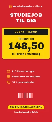 Roll-up til supermarked — studiejob