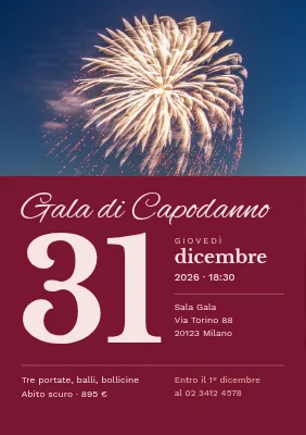 Gran galà di Capodanno — 31 dicembre