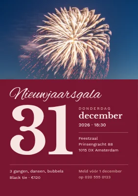 Nieuwjaarsgala — 31 december